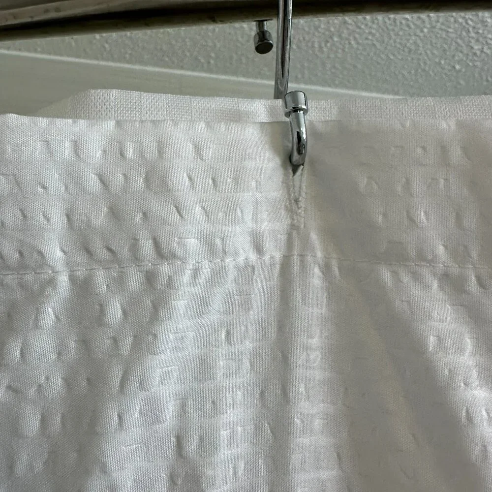Target Ombre Seersucker Shower Curtain Madison Park - Grey / White / Maris